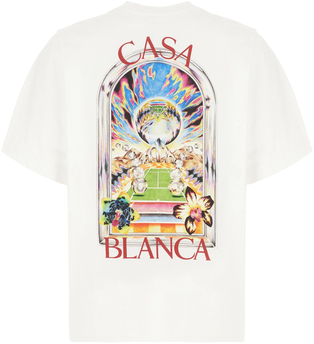 Casablanca Casablanca White cotton t-shirt Wit