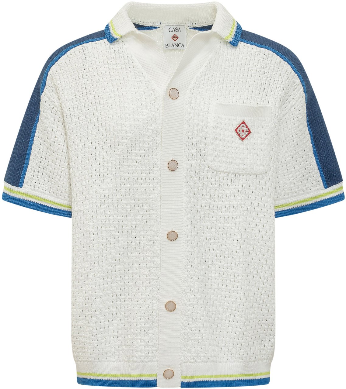 Casablanca CROCHET SHIRT Wit