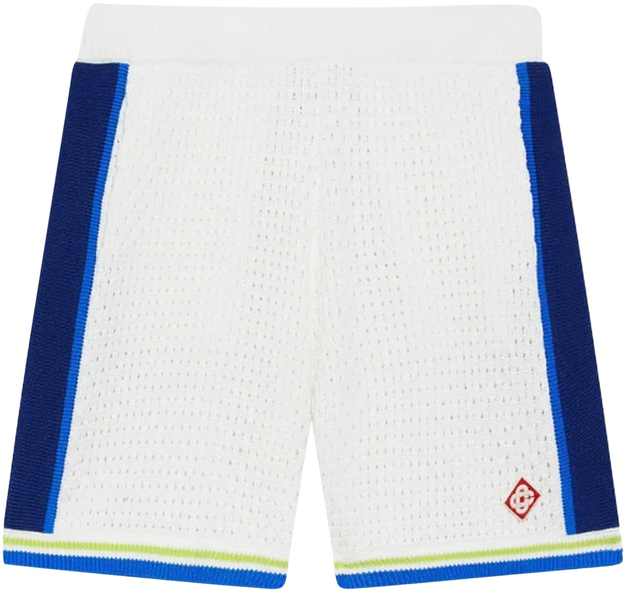 Casablanca Heren Crochet Short Wit Wit