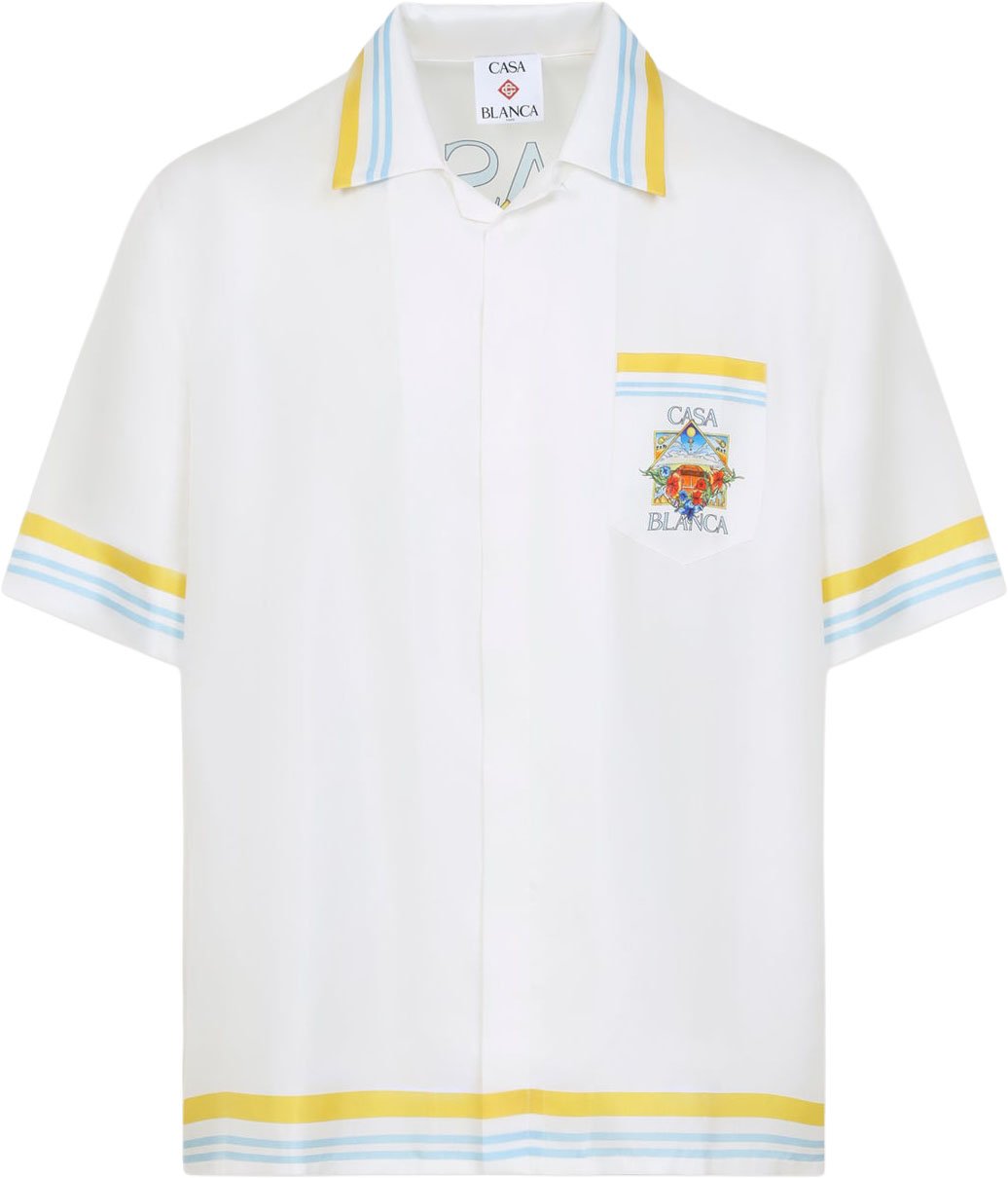 Casablanca Casablanca Flower Court Icon Shirt Divers