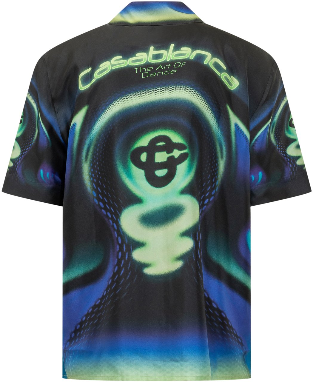 Casablanca Camicia a Maniche Corte con Collo Cubano Divers