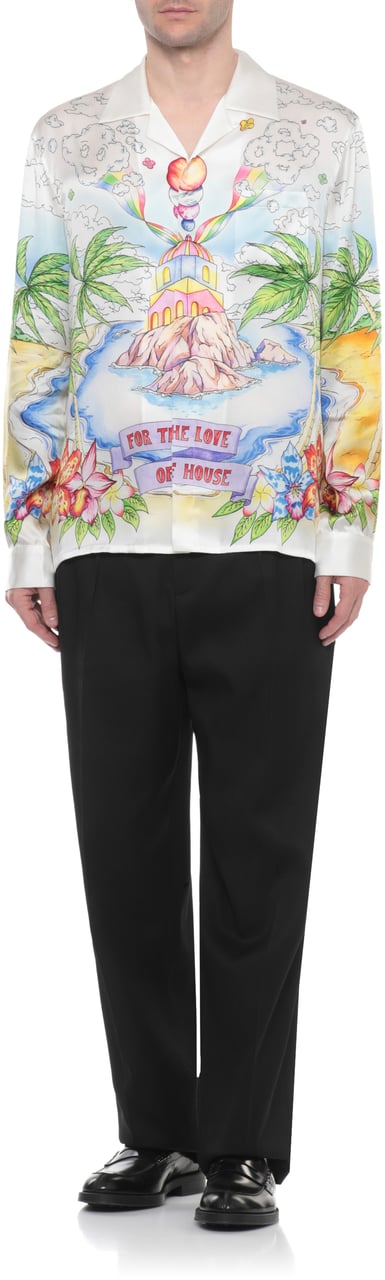 Casablanca Shirts Ivory Wit