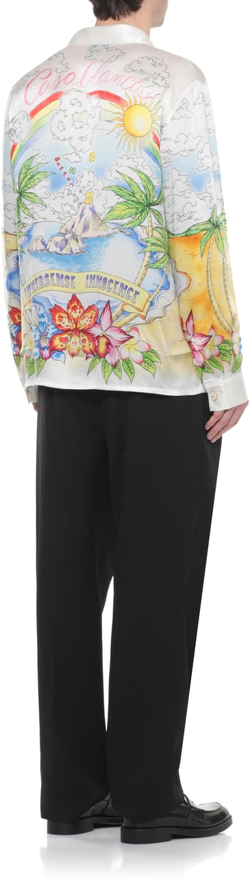 Casablanca Shirts Ivory Wit