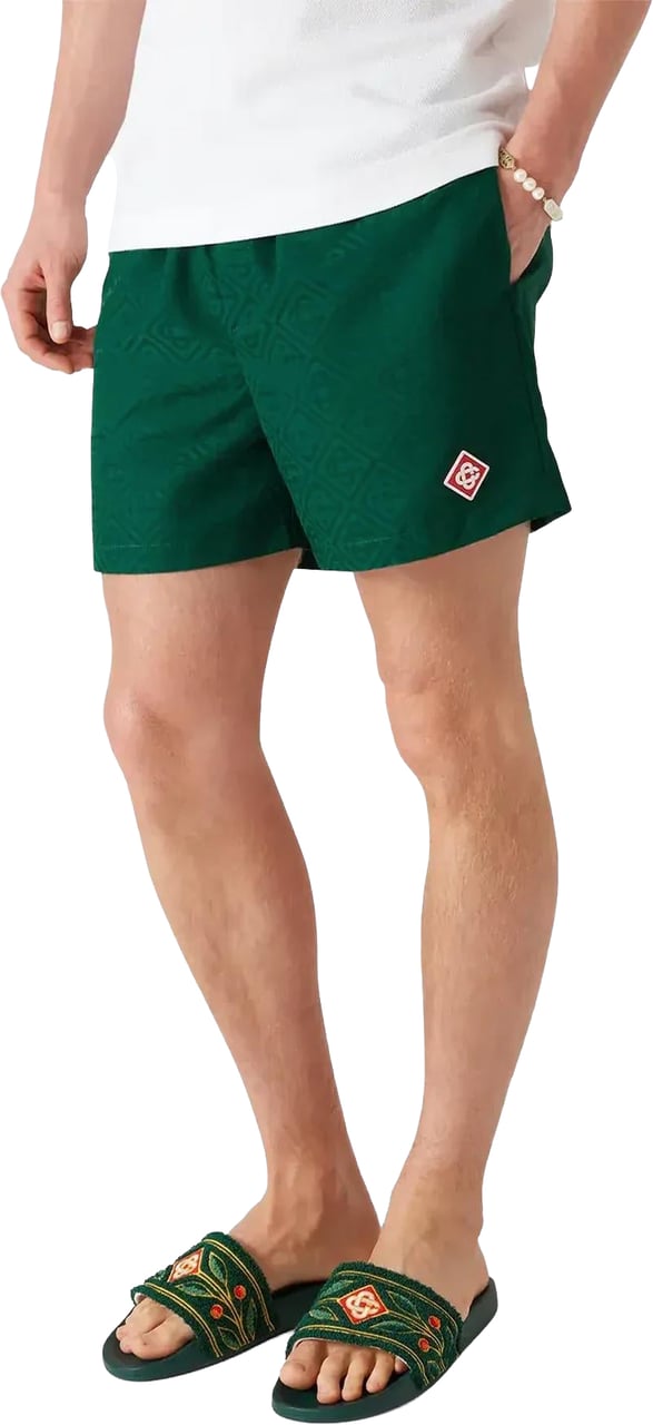 Casablanca Heren Monogram Swim Groen