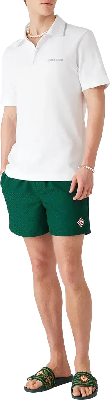 Casablanca Heren Monogram Swim Groen