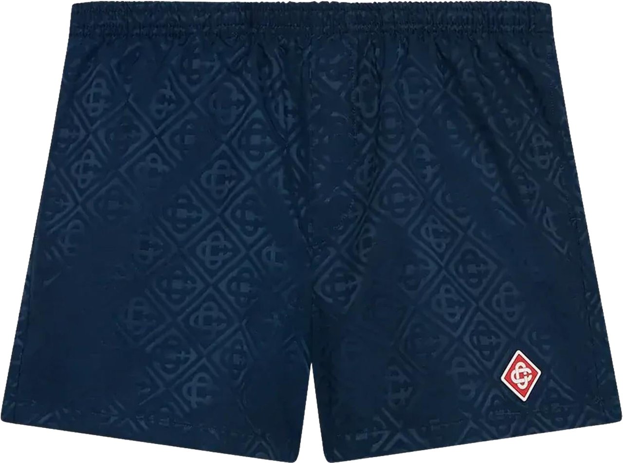 Casablanca Heren Monogram Swim Blauw