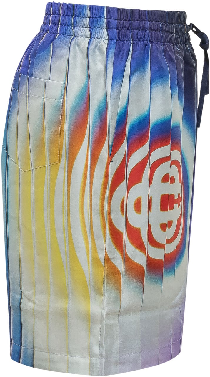 Casablanca Shorts con Stampa Grafica e Vita Elasticizzata Divers