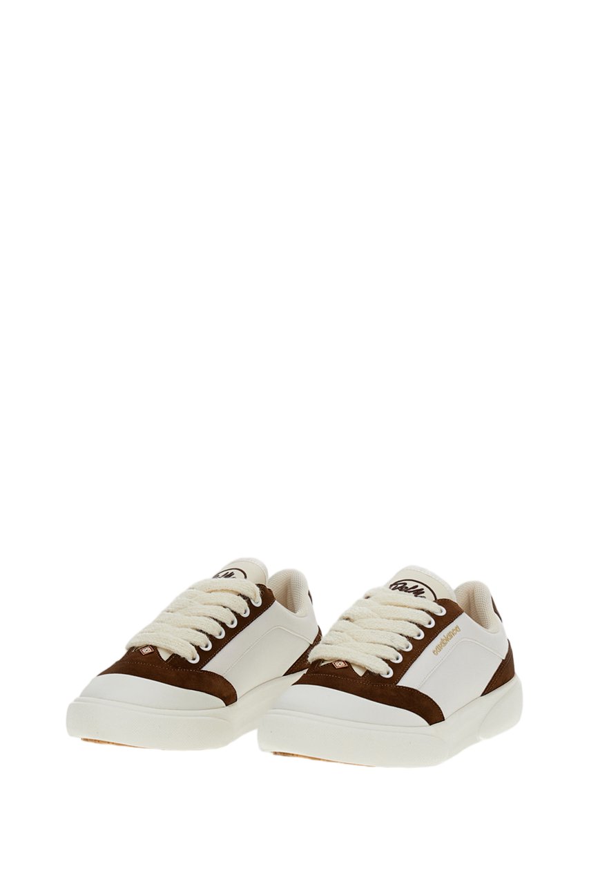 Casablanca White Del Mar Suede Sneakers Wit