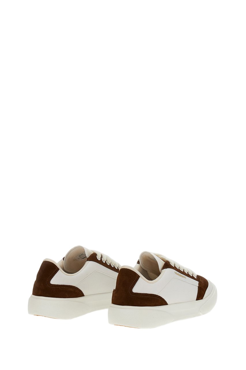 Casablanca White Del Mar Suede Sneakers Wit