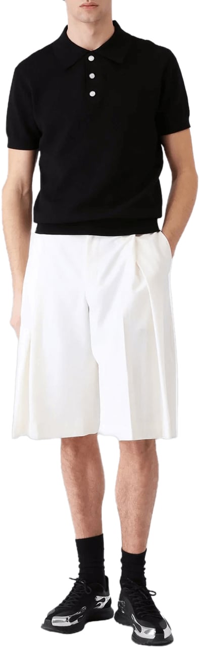 Casablanca Geplooide baggy shorts Wit