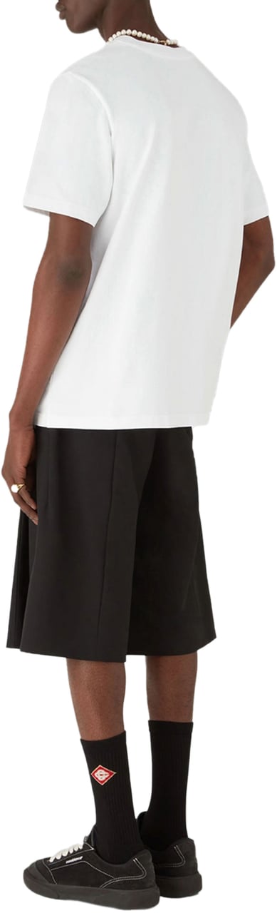 Casablanca TENNIS CLUB ICON PRINT T-SHIRT Wit