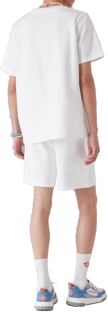 Casablanca Tennis Club Icon T-Shirt Wit