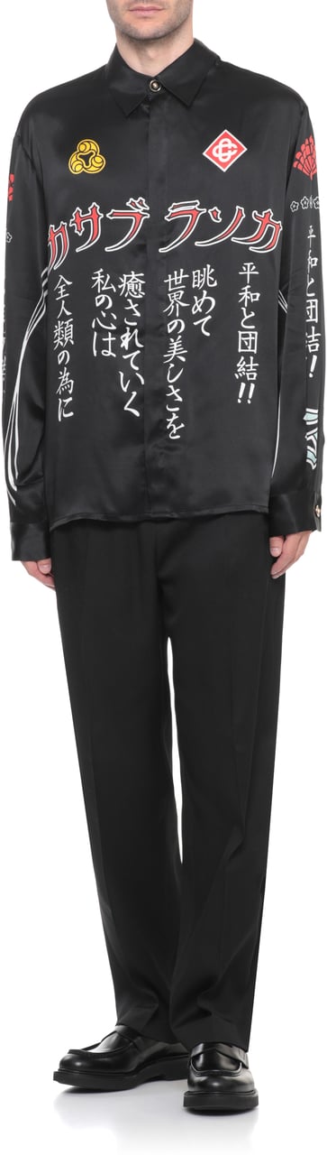 Casablanca Shirts Black Zwart