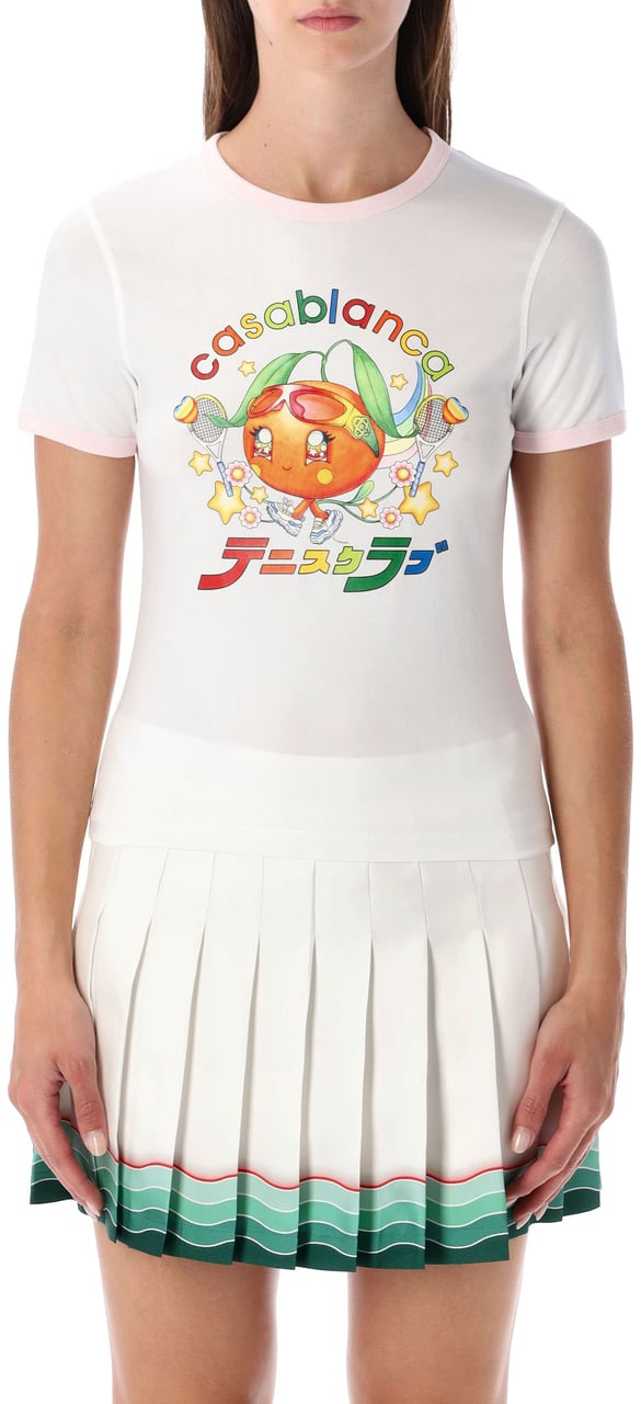 Casablanca Orange Mascot Tee White Orange Mascot Wit