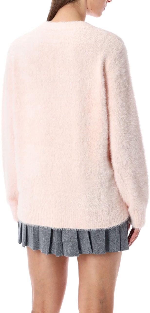 Casablanca Character Intarsia Knit Pink Orange Roze