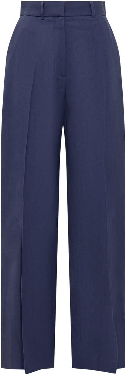 Casablanca Pantaloni Gamba Larga Blauw