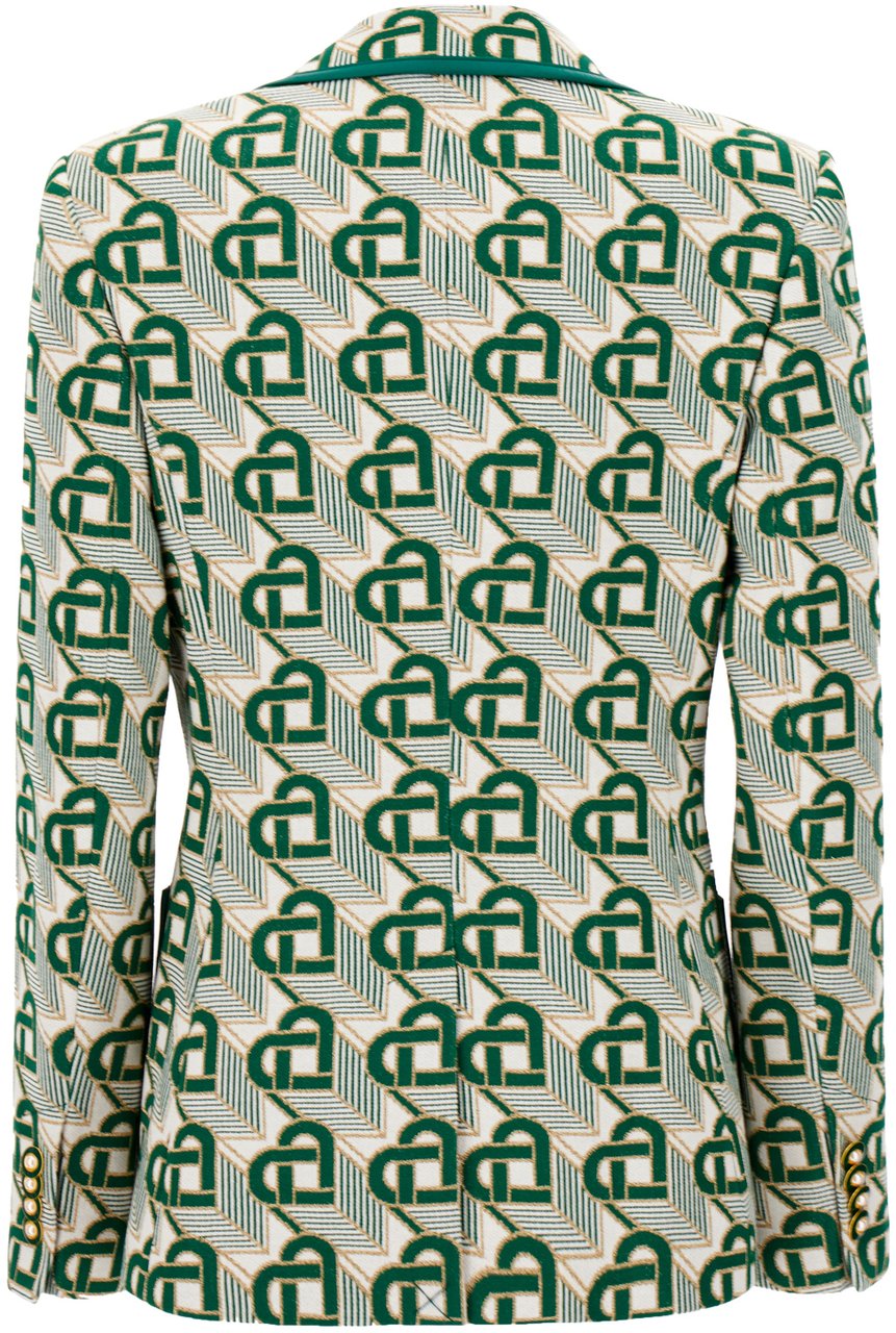 Casablanca Casablanca Embroidered cotton blend blazer Divers