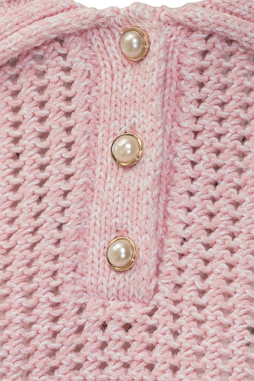 Casablanca Casablanca Maglia Polo Rosa in Maglia Roze