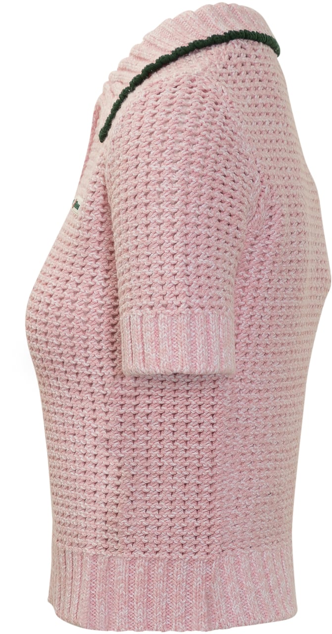 Casablanca Casablanca Maglia Polo Rosa in Maglia Roze