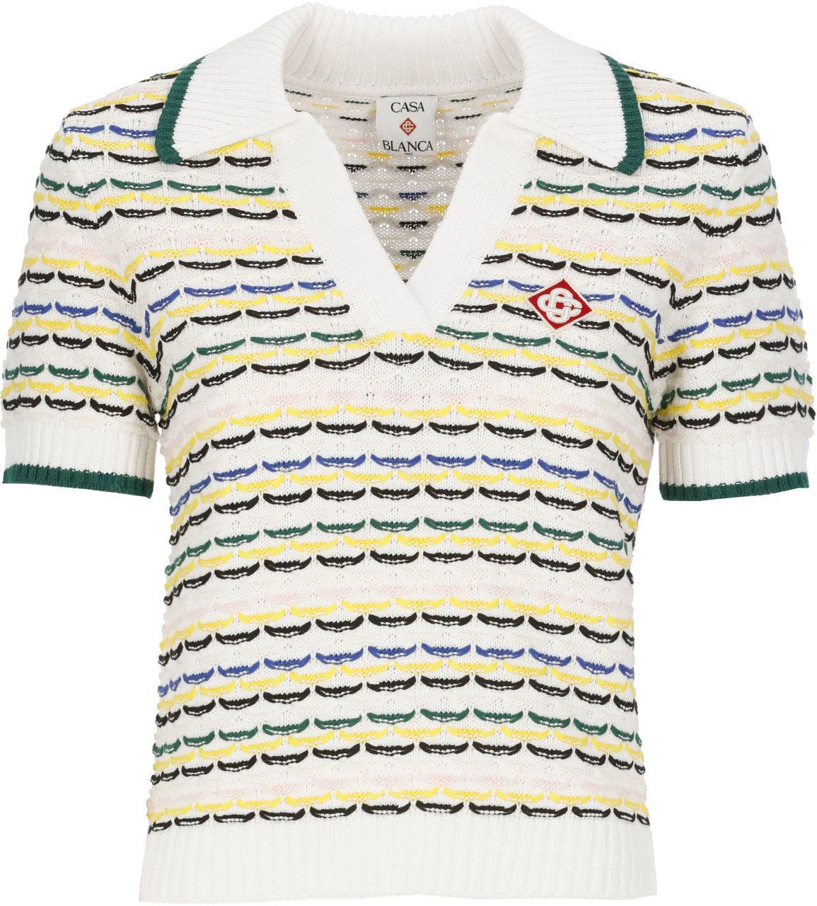 Casablanca T-Shirts And Polos White Wit