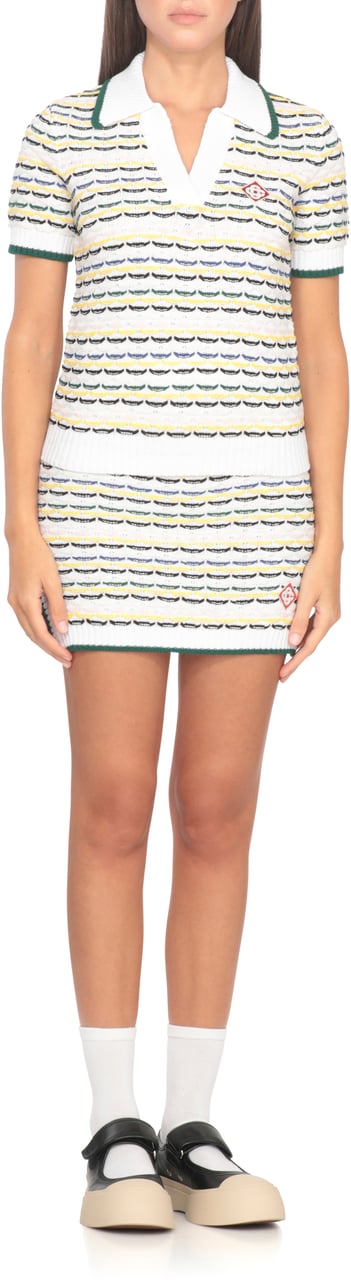 Casablanca T-Shirts And Polos White Wit