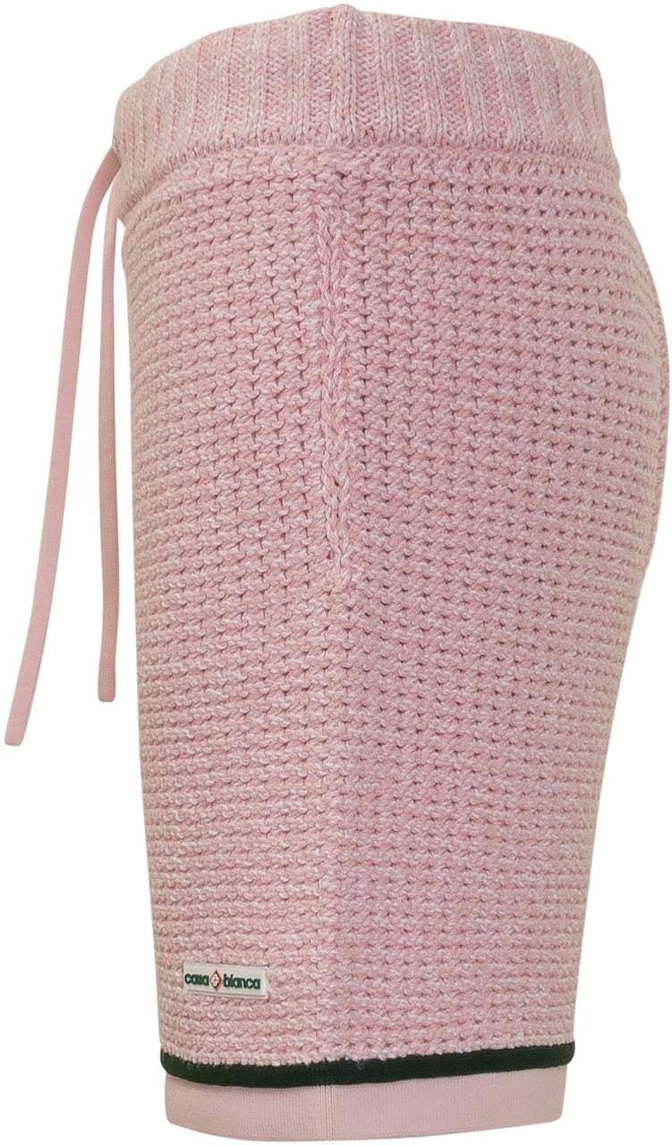 Casablanca Casablanca Shorts in Maglia di Cotone Rosa Roze
