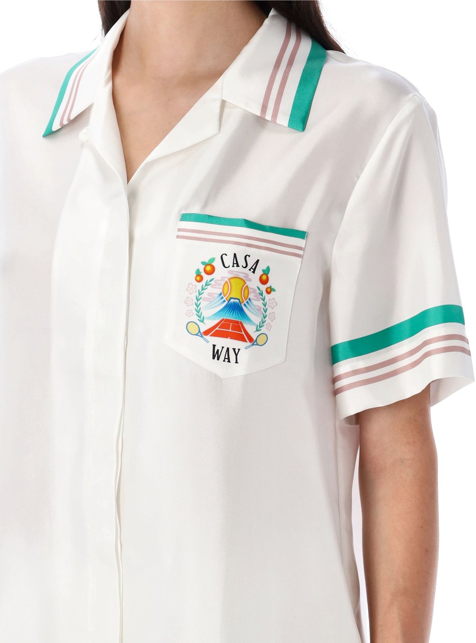 Casablanca Shirt Casa Way Tennis Casa Way White Wit