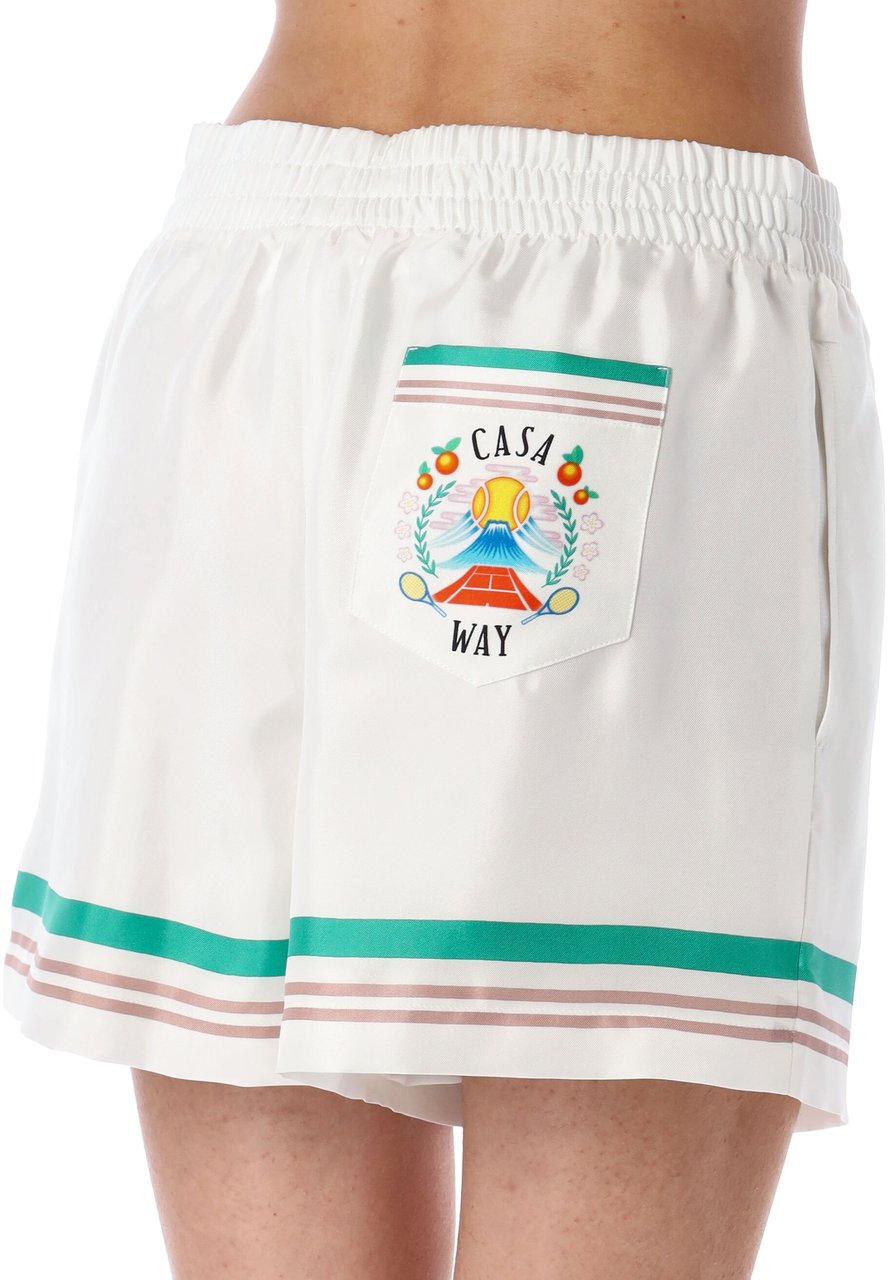 Casablanca Shorts Casa Way Tennis Casa Way White Wit