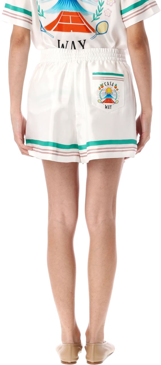 Casablanca Shorts Casa Way Tennis Casa Way White Wit