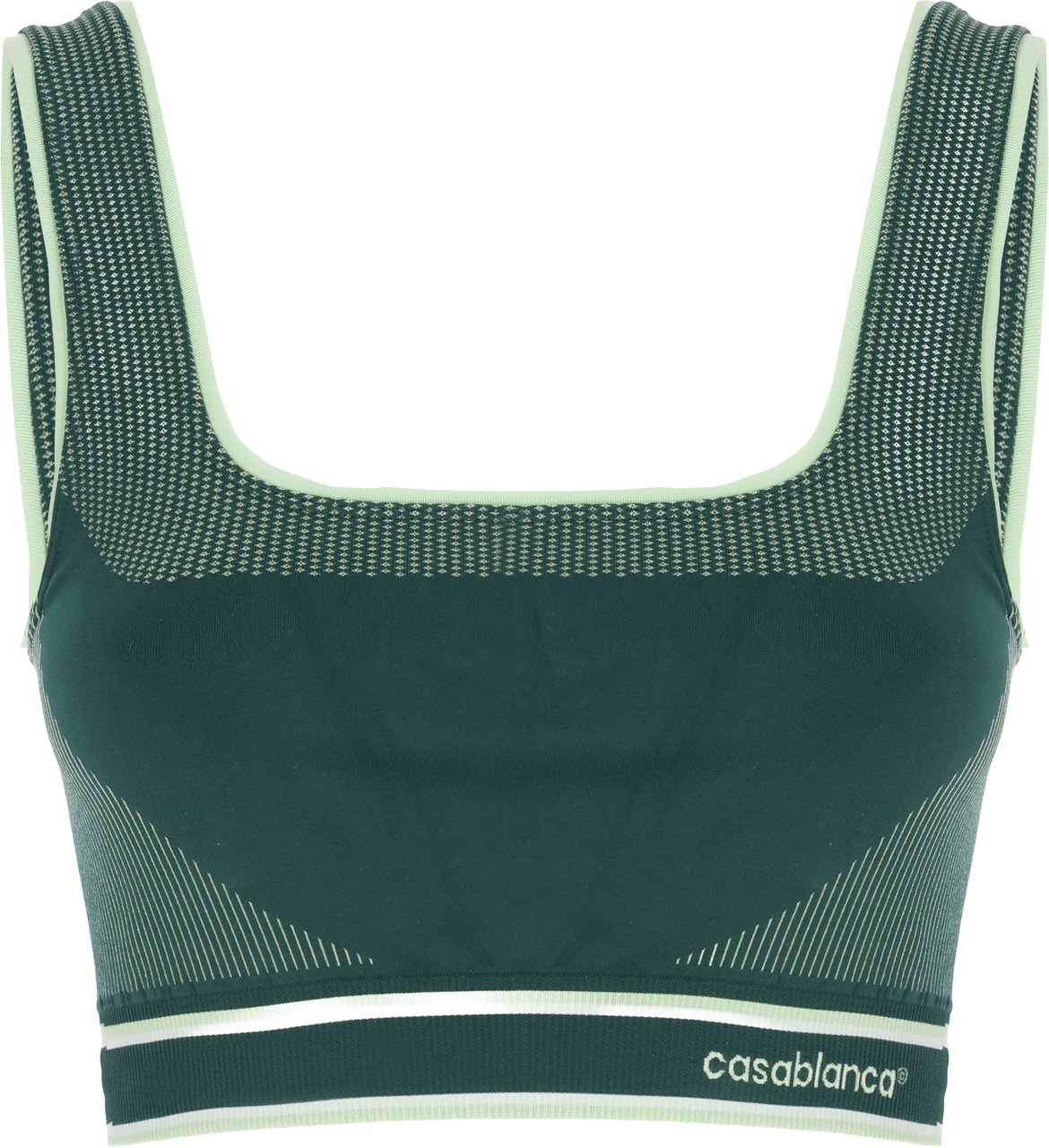 Casablanca Top Green Donkergroen