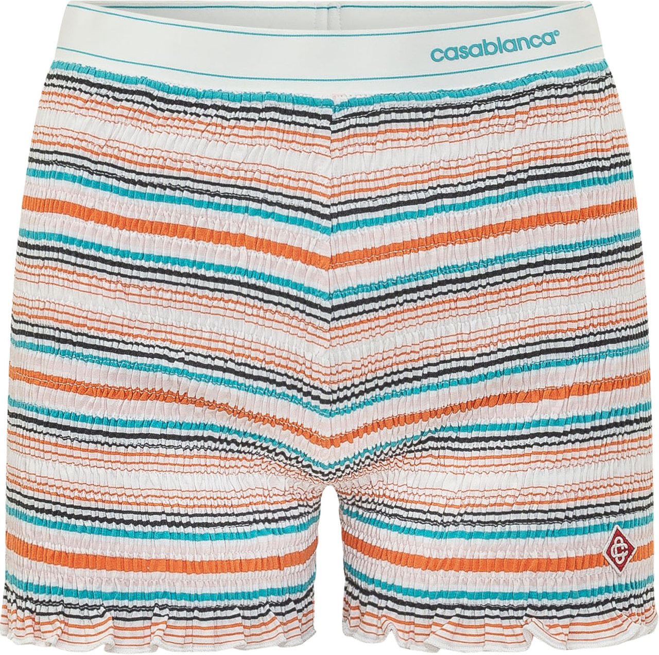 Casablanca Shorts Arricciati a Righe Divers
