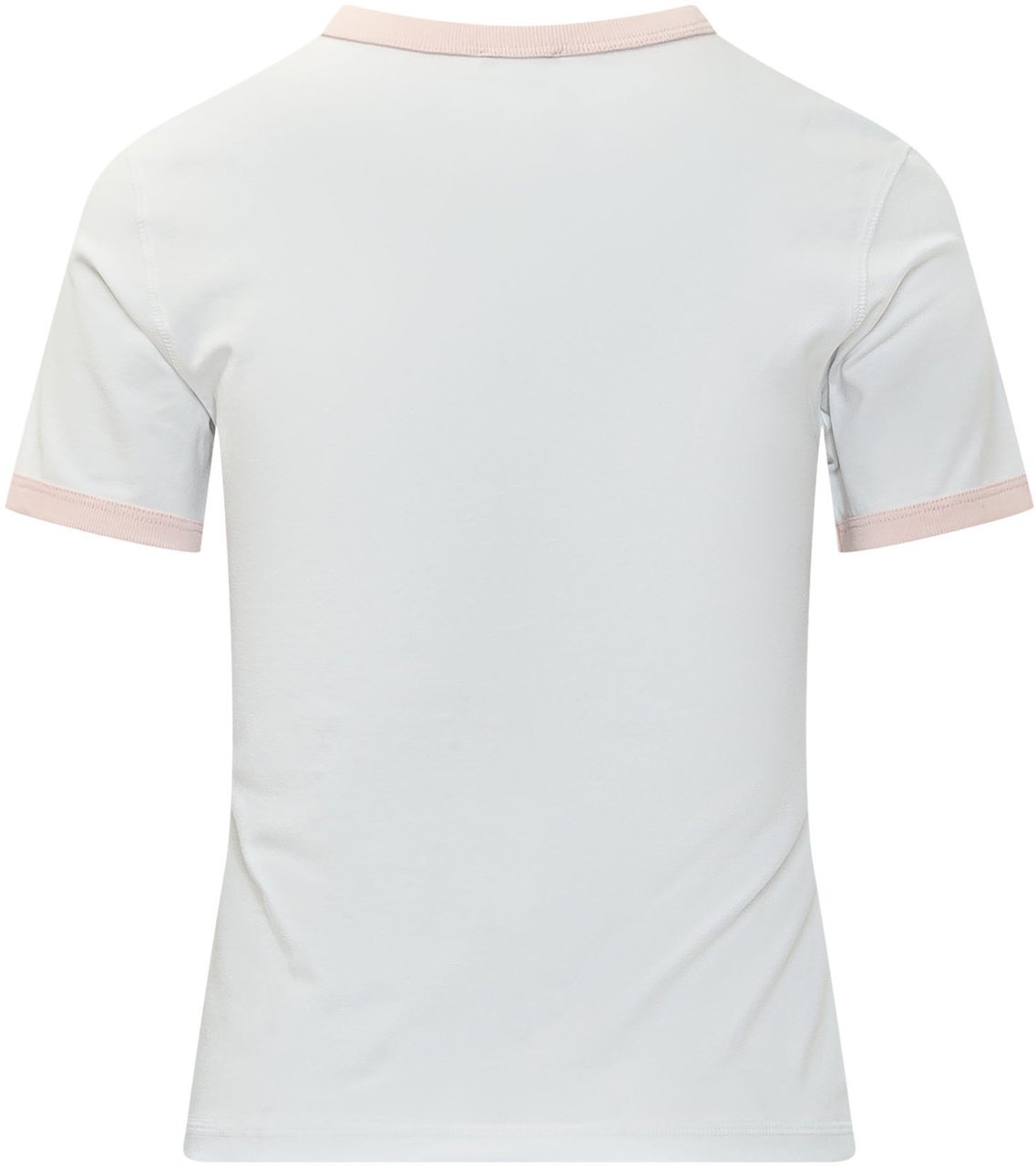 Casablanca T-shirt Longline con Stampa Grafica Wit