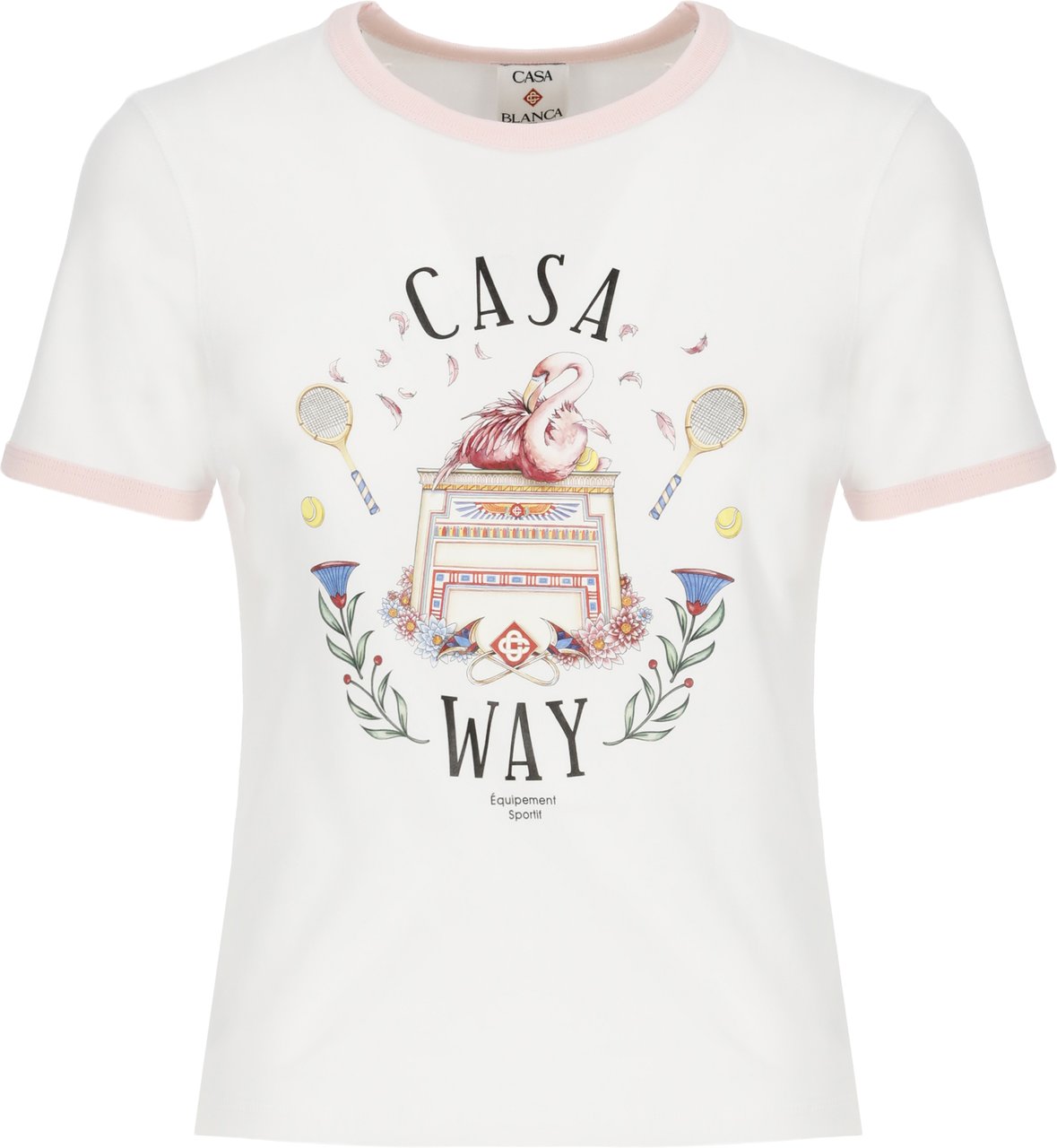 Casablanca T-Shirts And Polos White Wit