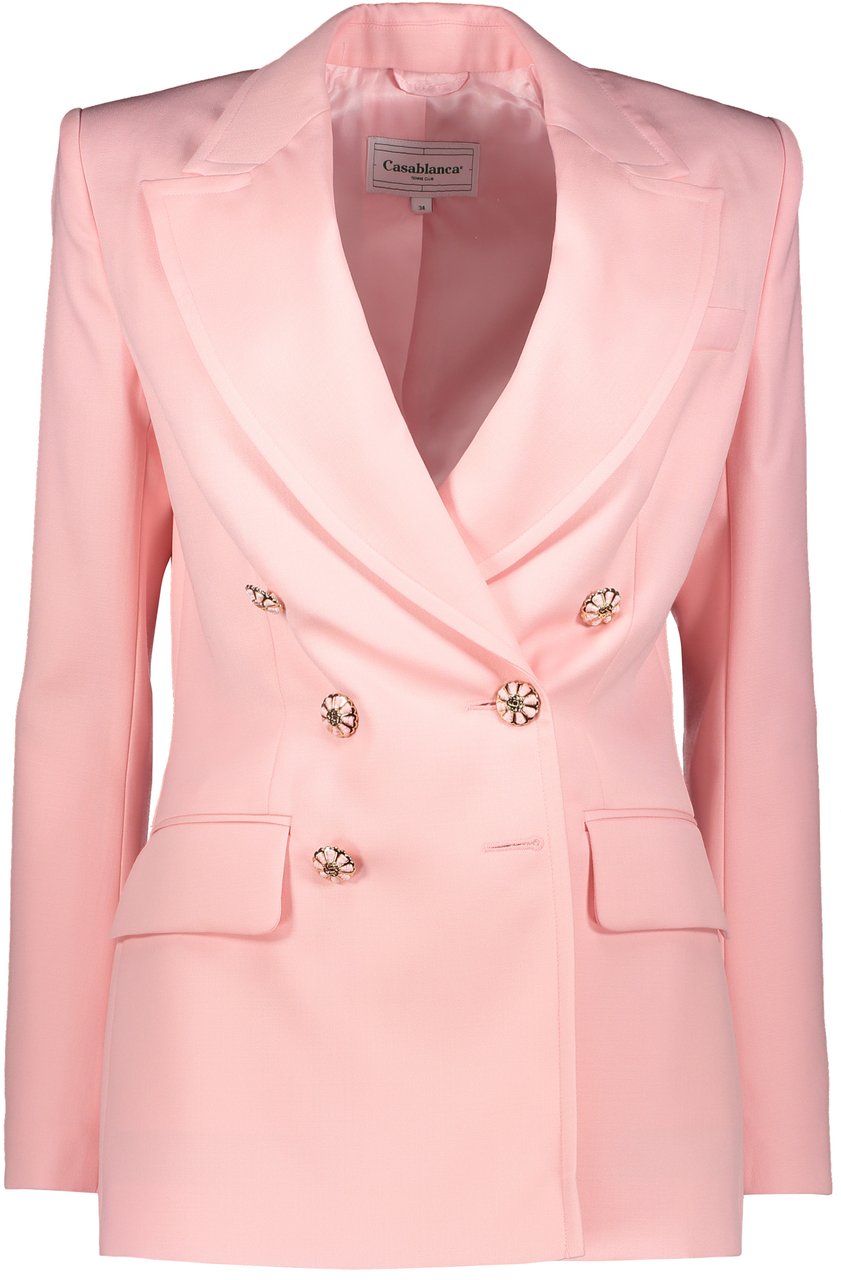 Casablanca Double breasted blazer Roze