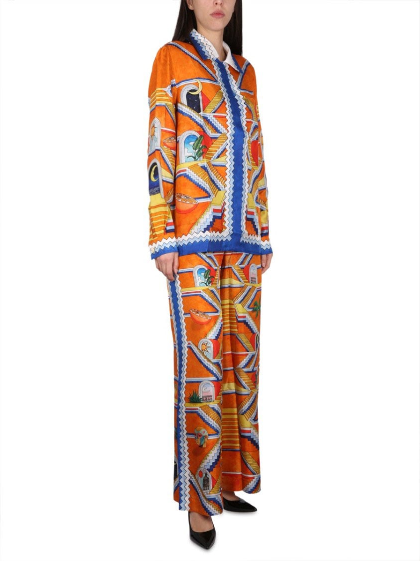 Casablanca Escalier Print Pants Divers