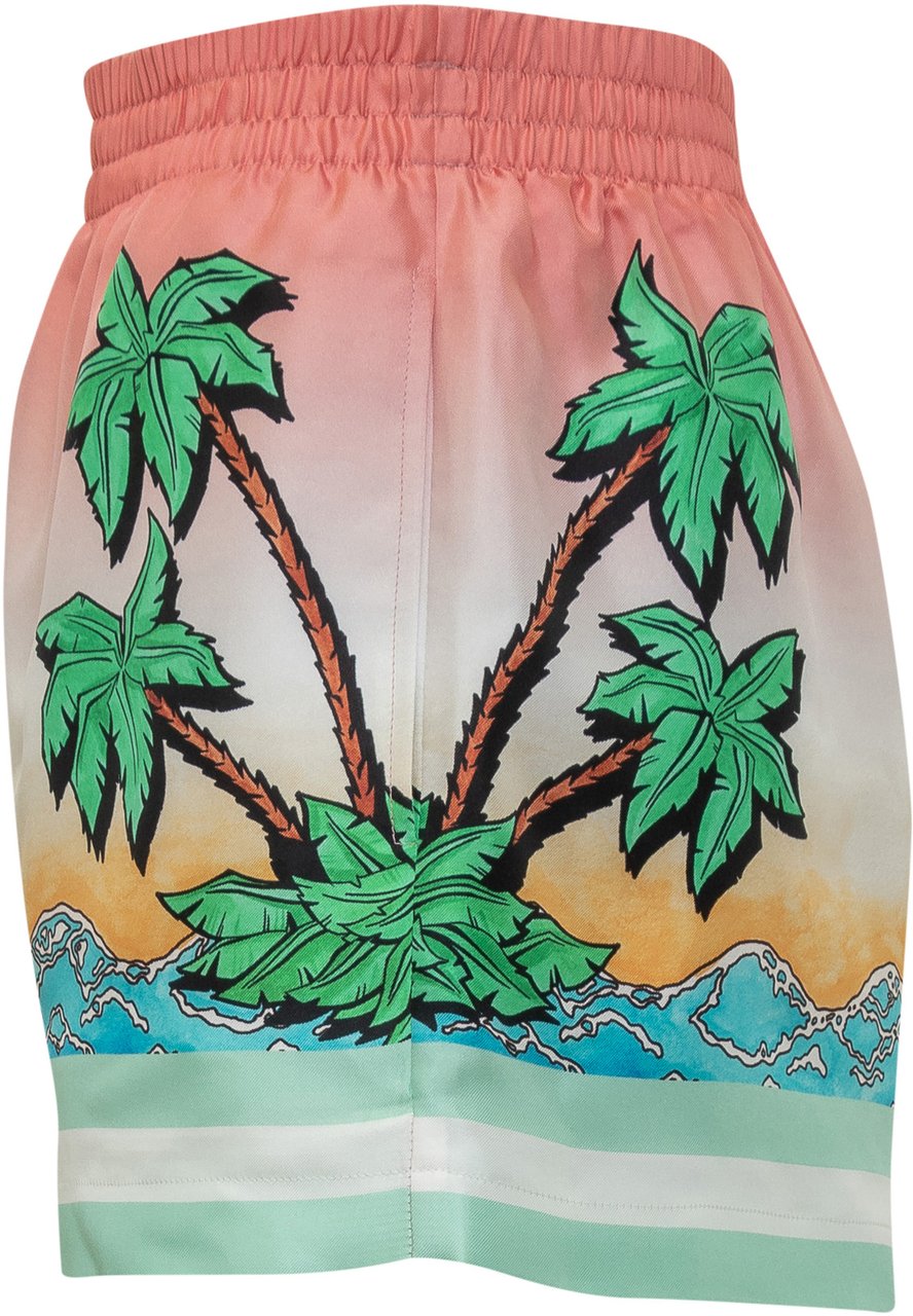 Casablanca Pantaloni corti in Seta Roze