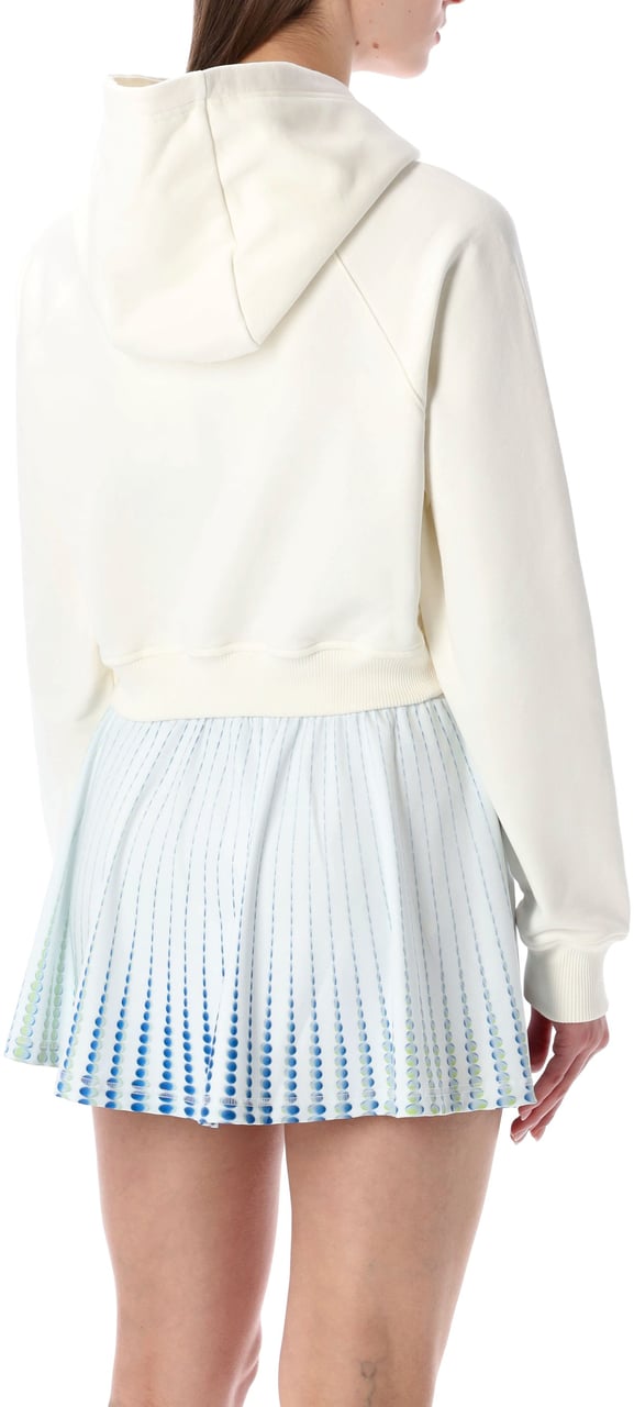 Casablanca Casablanca Butterfly crop hoodie Wit