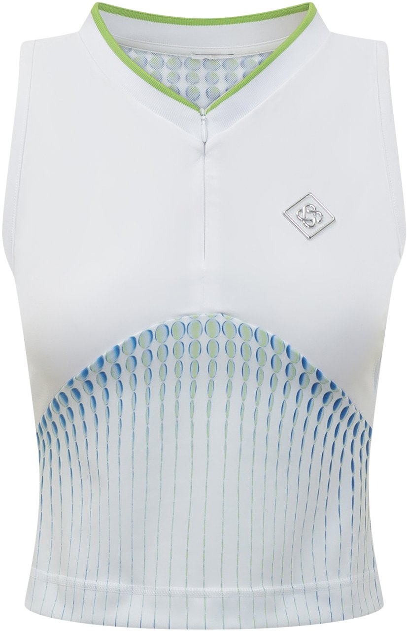 Casablanca Top Racer Da Tennis Tecnico Wit