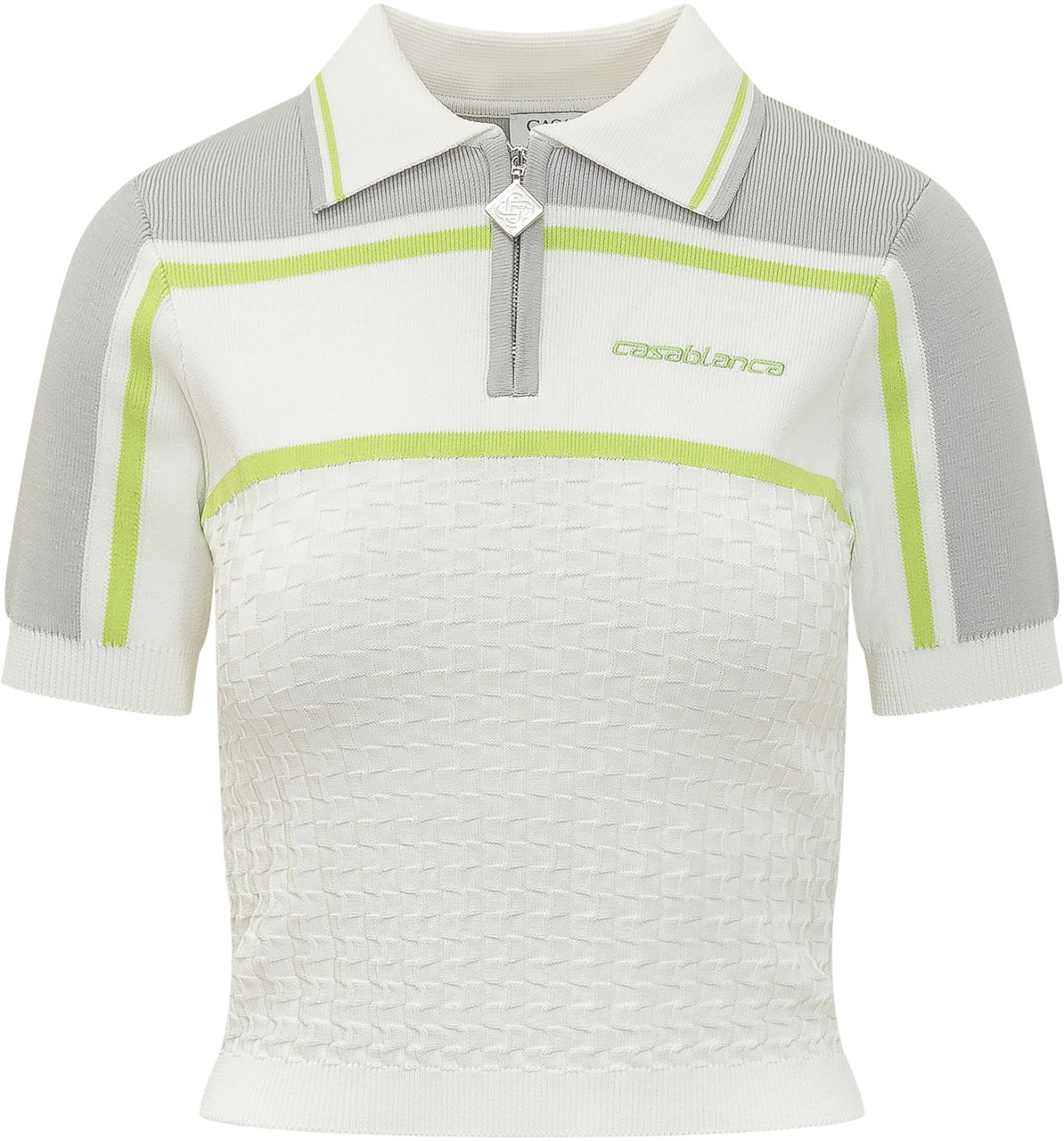 Casablanca Polo da tennis Wit