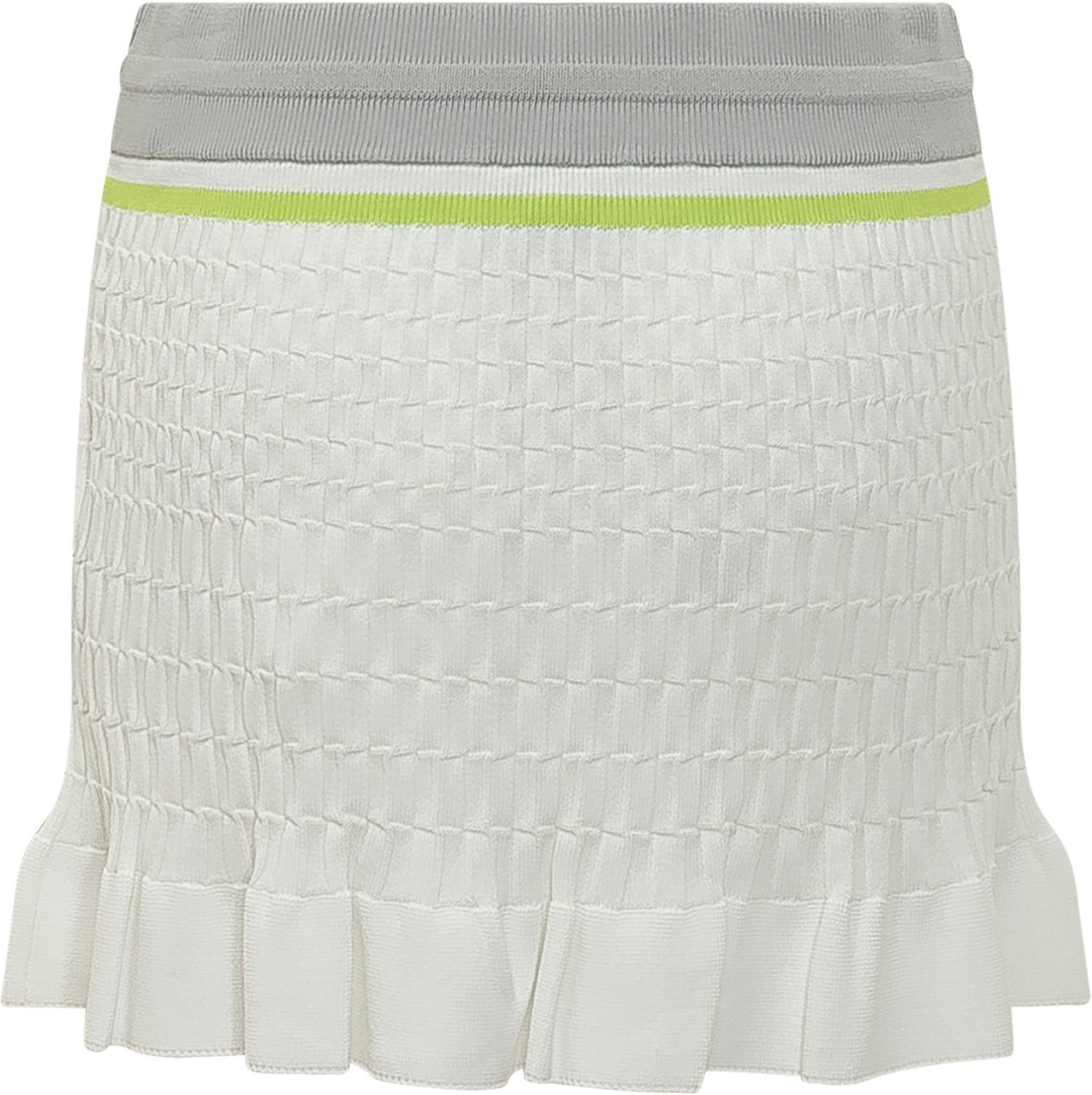 Casablanca Gonna Tennis Midi Wit