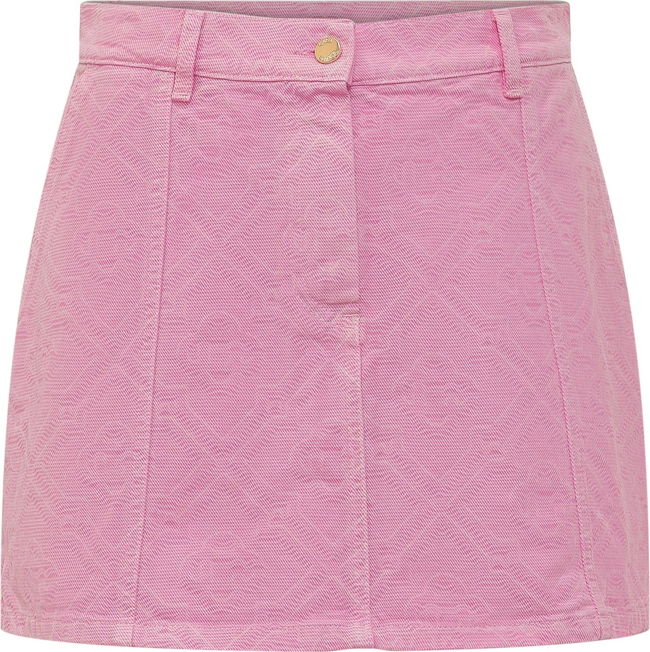 Casablanca MONOGRAM DENIM SKIRT Roze