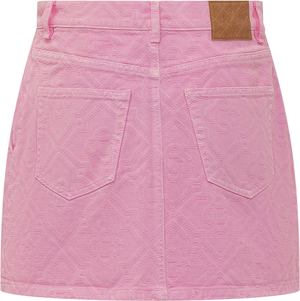 Casablanca MONOGRAM DENIM SKIRT Roze