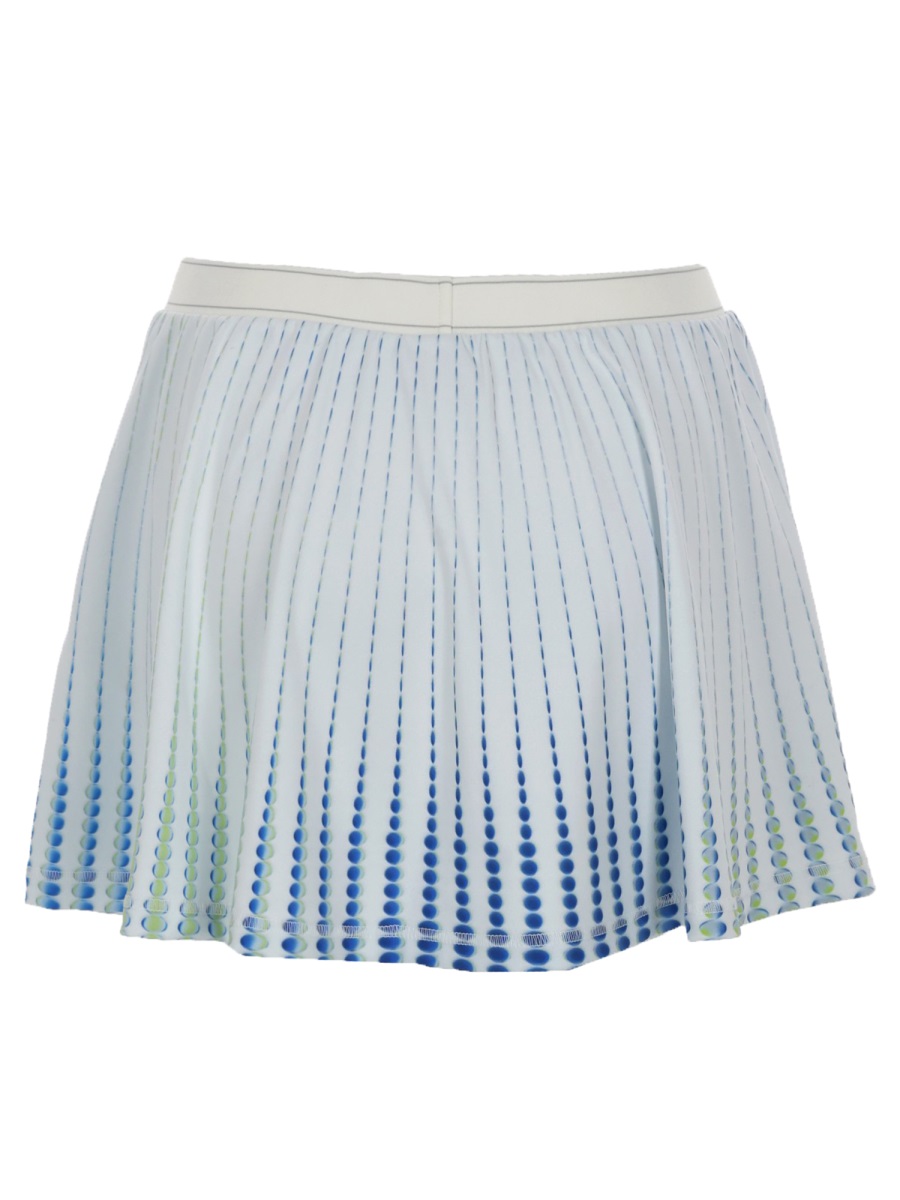 Casablanca Gradient Vertical Dotted Miniskirt Wit