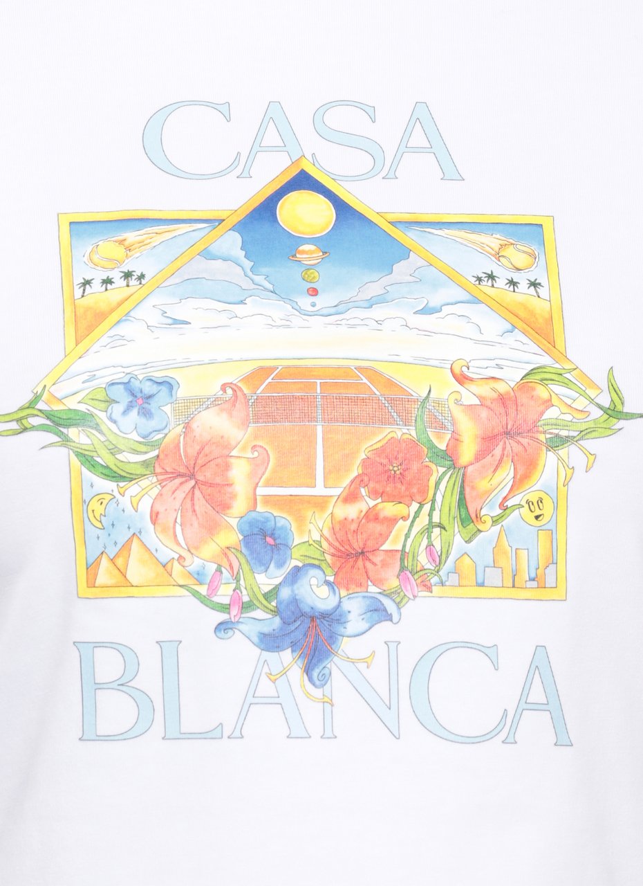 Casablanca T-Shirts And Polos White Wit