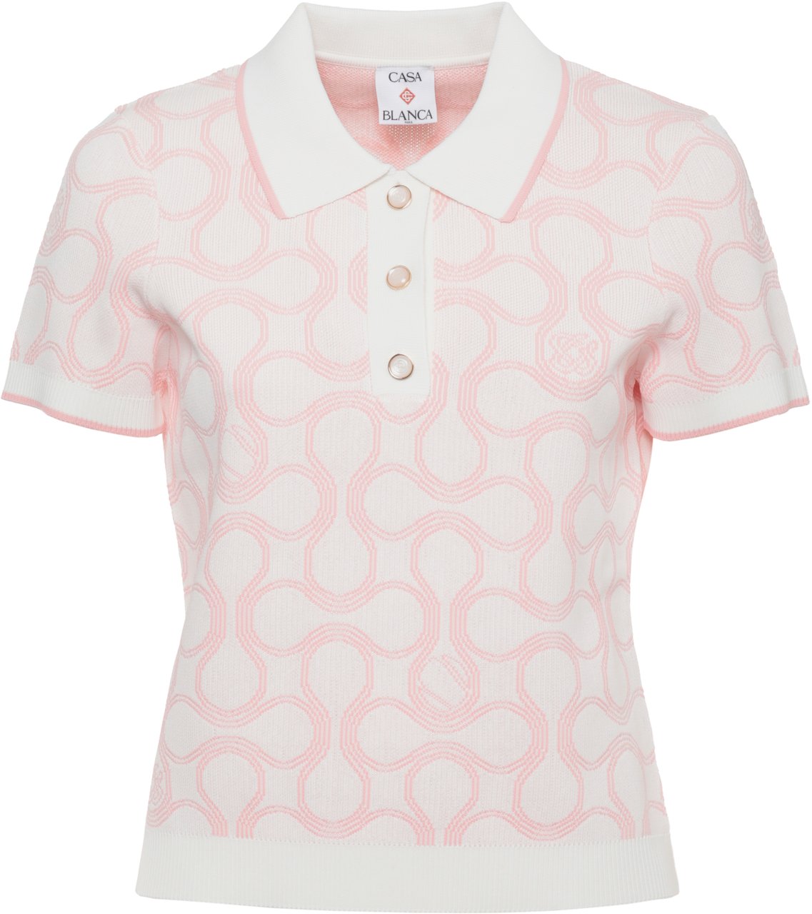 Casablanca T-Shirts And Polos Rosa Wit