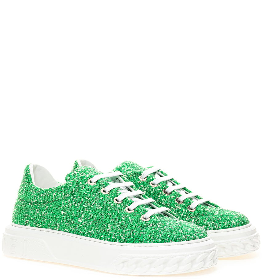 Casadei Sneakers Green Divers