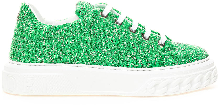 Casadei Sneakers Green Divers