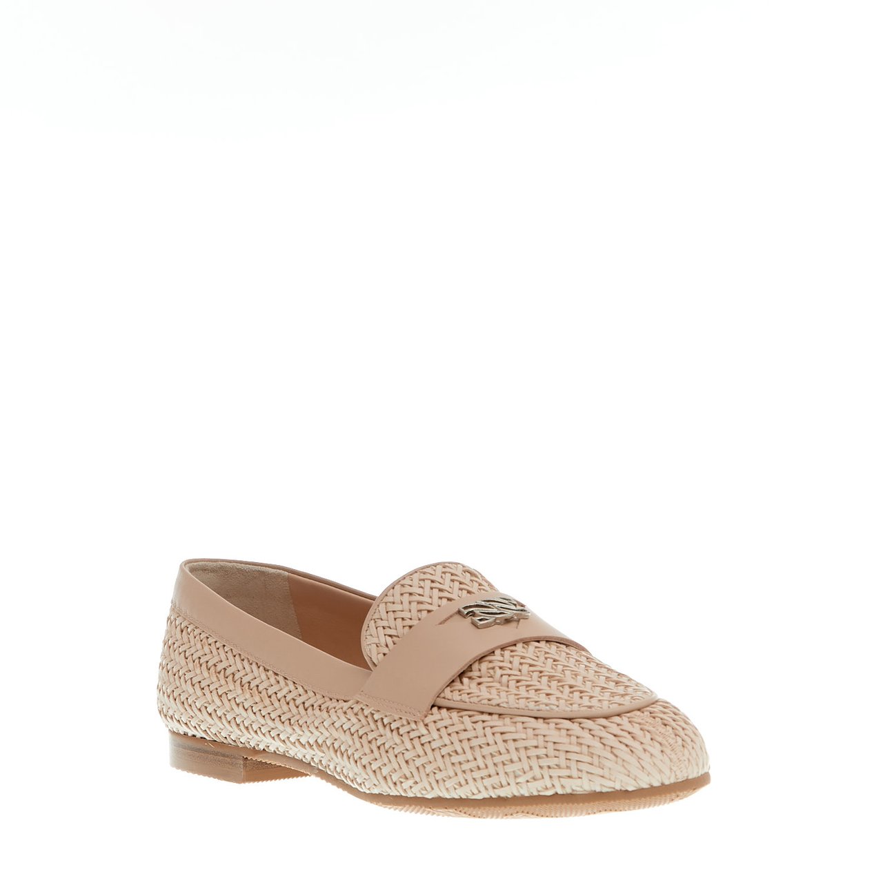 Casadei Mocassino Intreccio Nude Beige