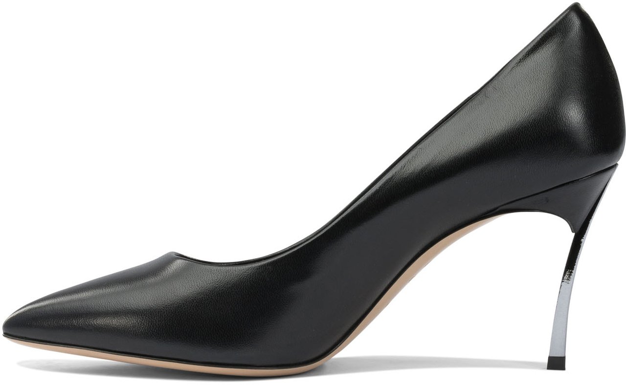 Casadei Leather pumps Zwart