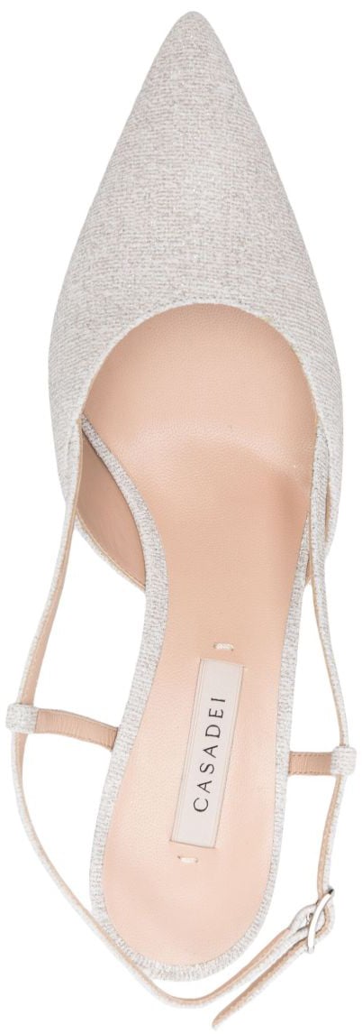 Casadei With Heel Silver Zilver